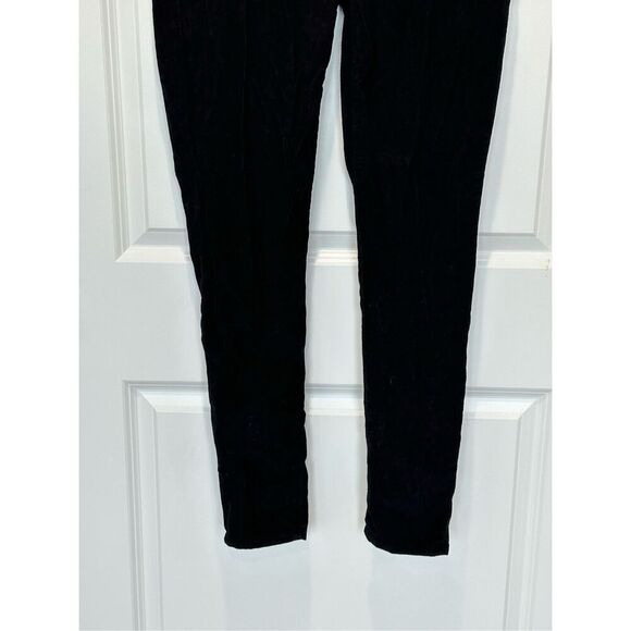 Hudson Black Corduroy Skinny Pants Size 8 - Picture 3 of 7